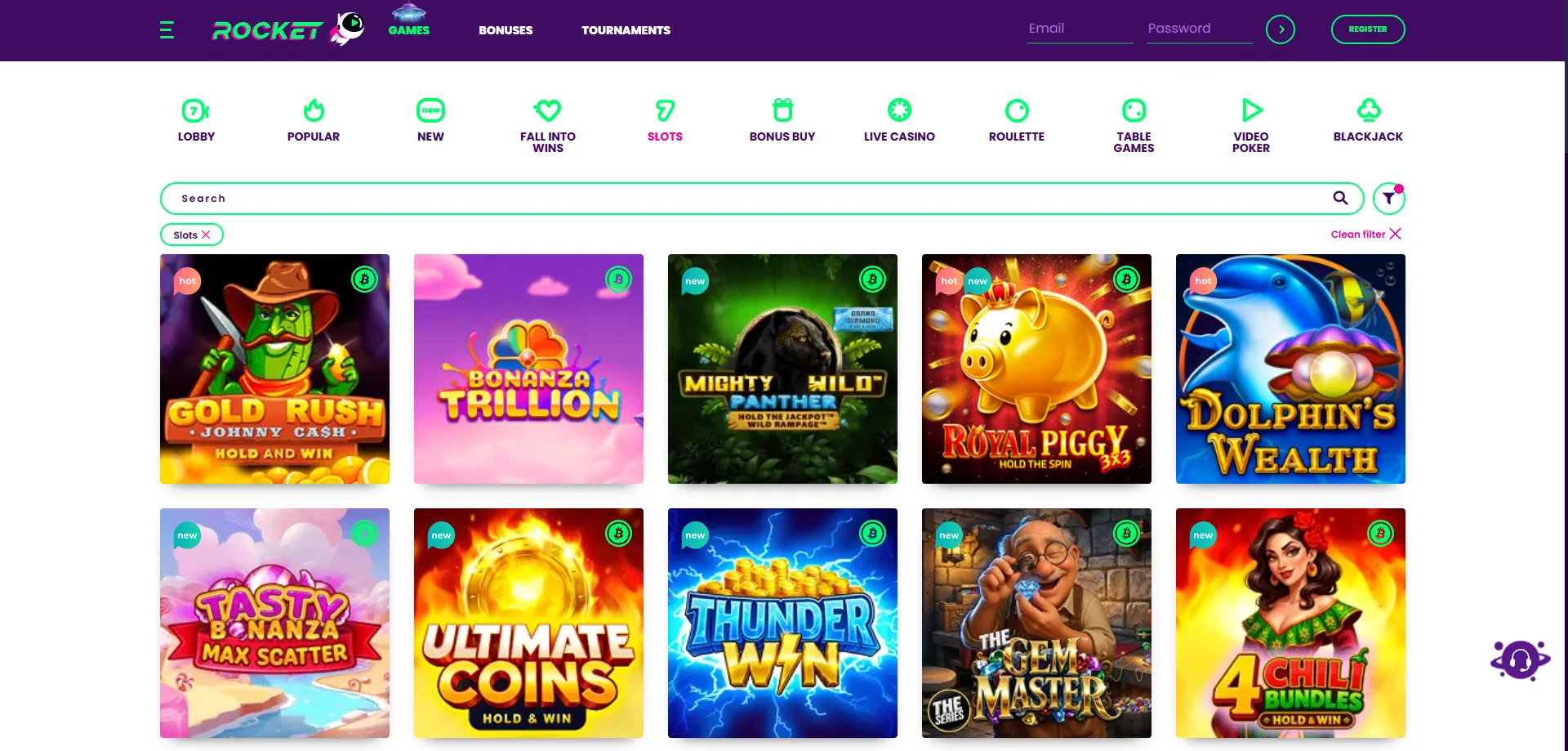 Casino Rocket slot games — 3000+ pokies and video slots